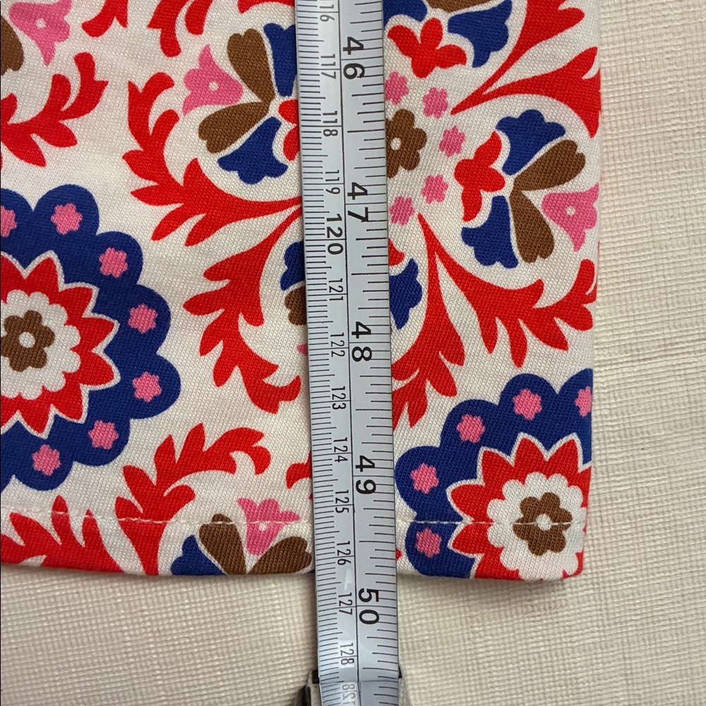 Boden, Libby, Bold Colorful Printed Tie-Waist Midi Dress - Picture 15 of 16